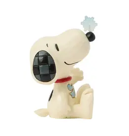 Jim Shore Snoopy with Snowflake Mini