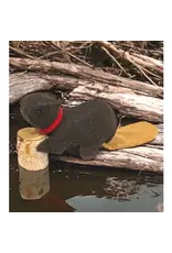 Felt Beaver Sewing Kit with Wooden Log