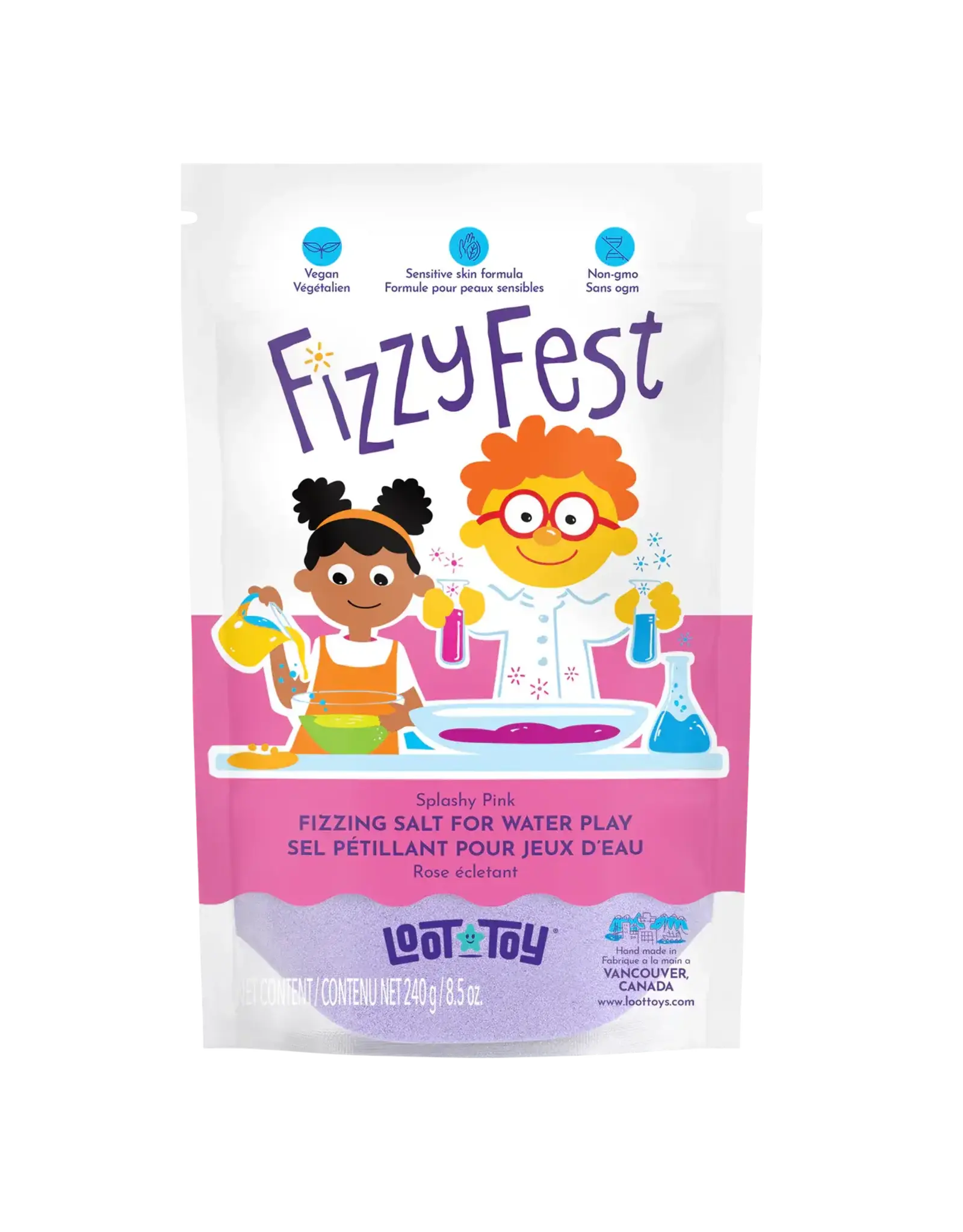 Loot Toys Fizzy Fest - Splashy Pink Bath Salts