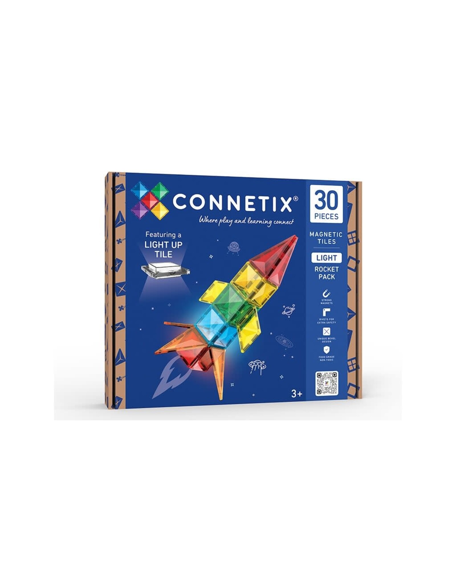 Connetix Light Up Rocket Pack 30pc