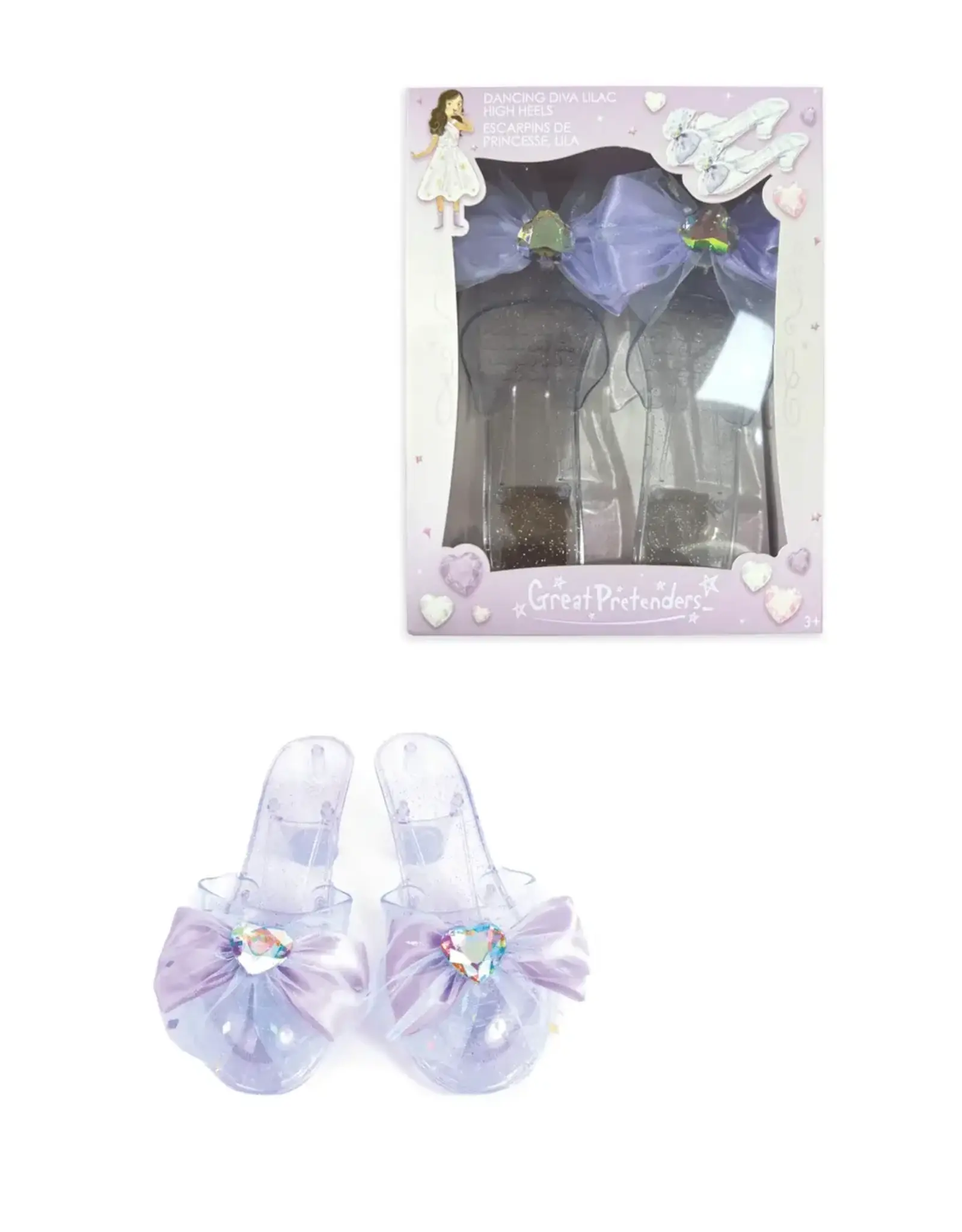 Dancing Diva Lilac High Heels