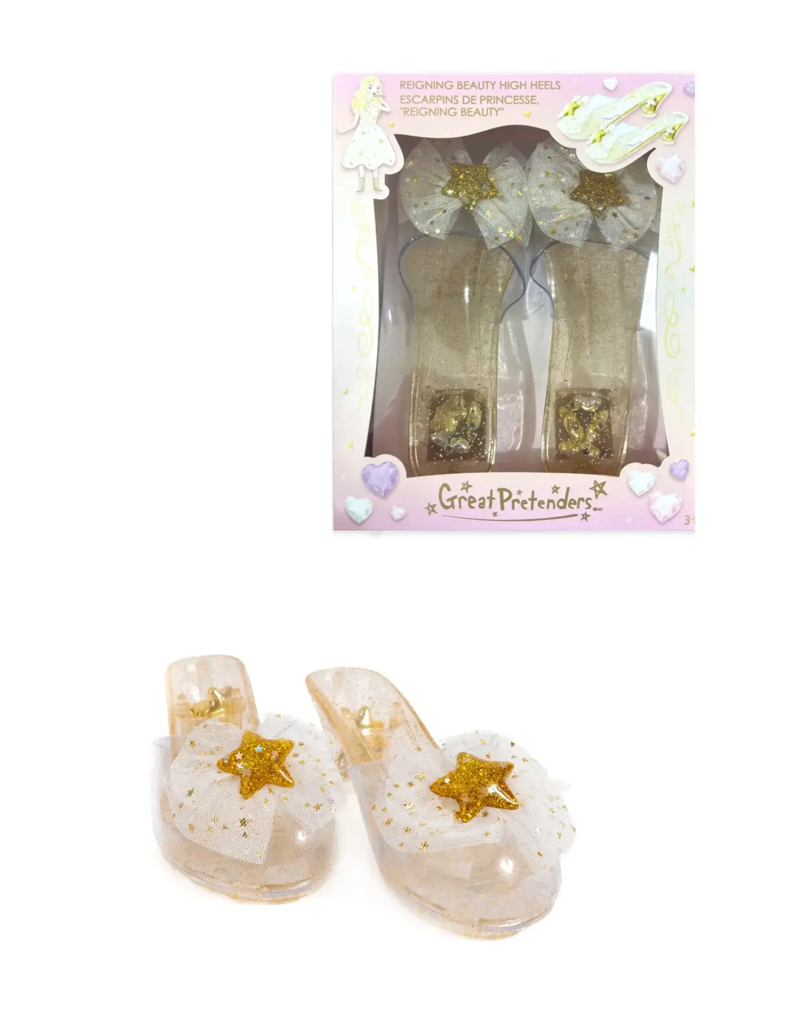 Great Pretenders Reigning Beauty High Heels, Gold