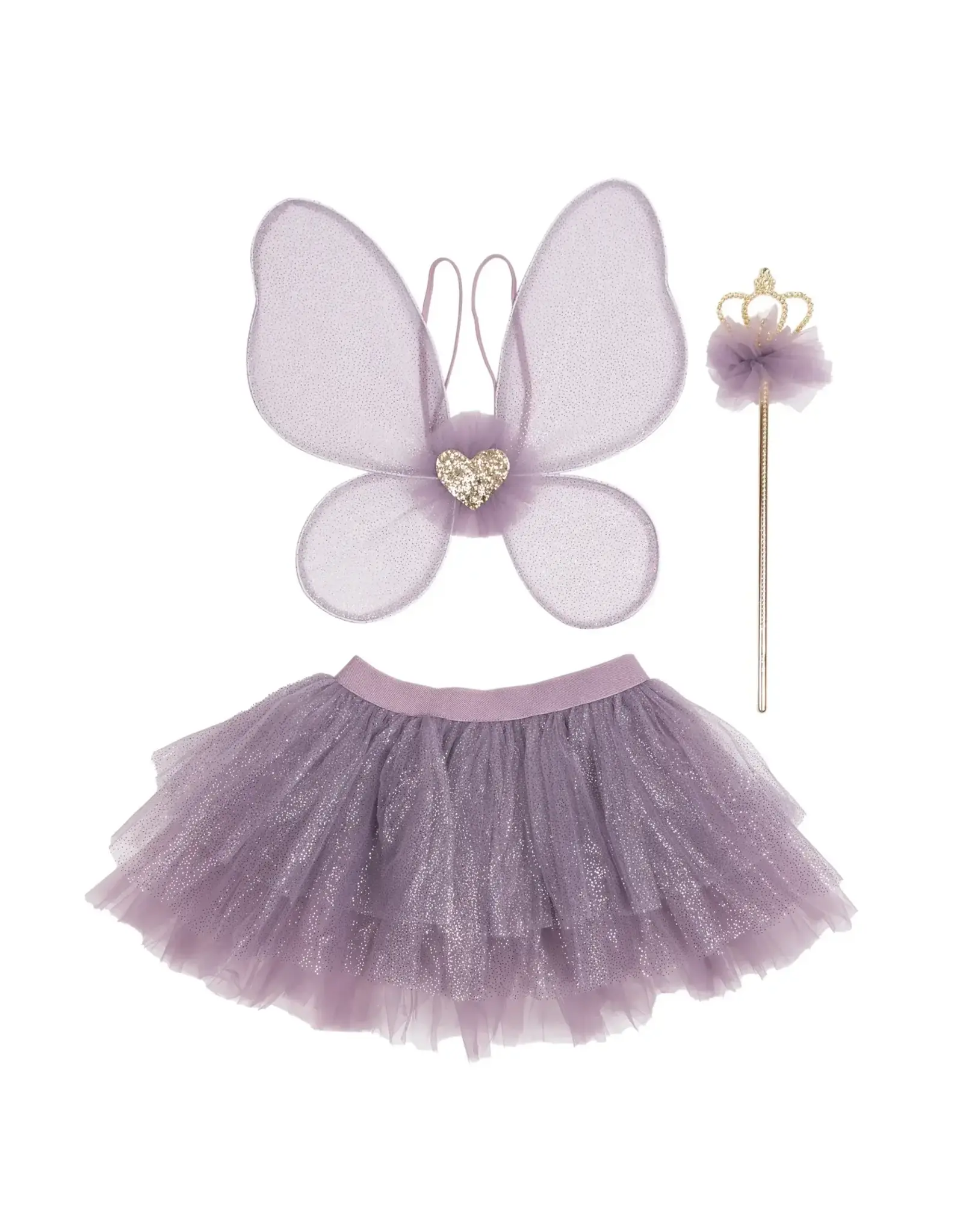 Great Pretenders Royal Fairy Princess Skirt Set - Purple, Size 4/6