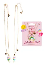 Great Pretenders Bodacious Besties Tear and Share Necklace