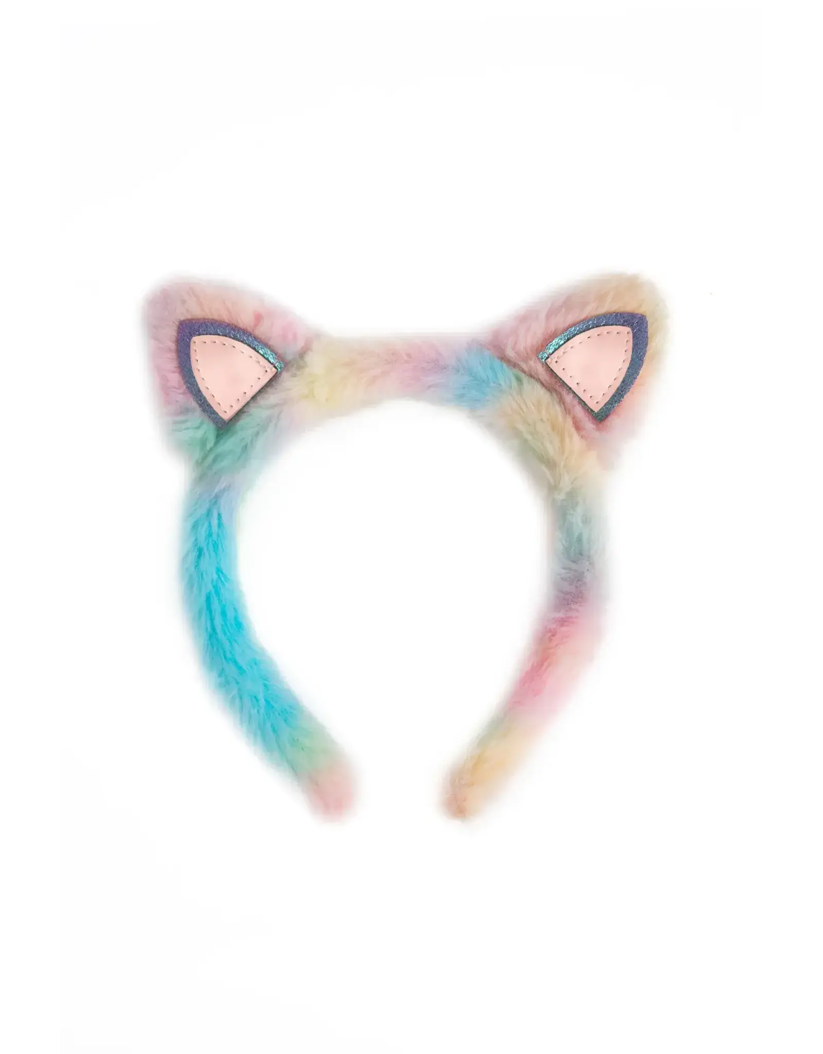 Great Pretenders Rainbow Furry Kitty Headband
