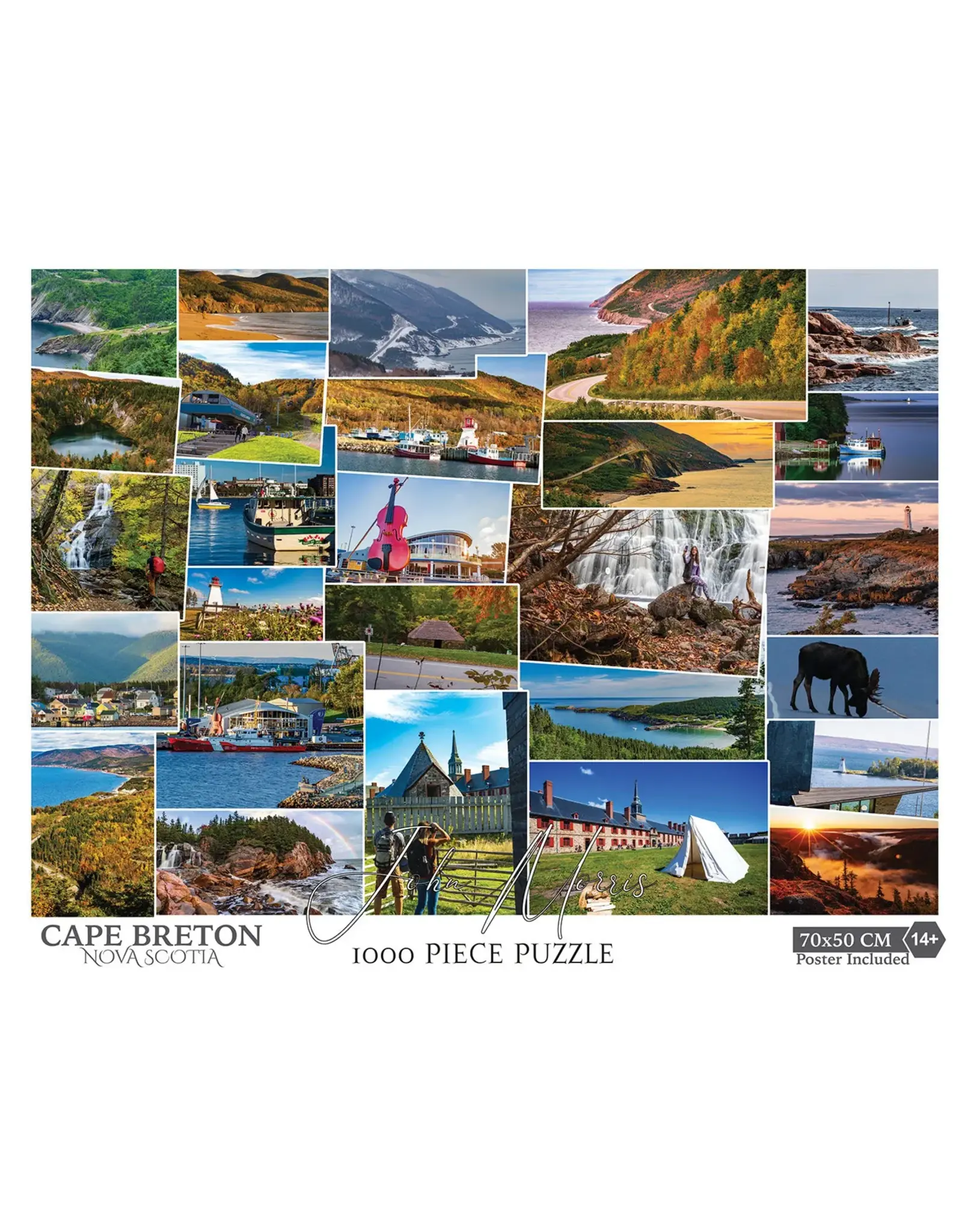 Cape Breton, Nova Scotia Collage Puzzle 1000pc