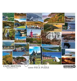 Cape Breton, Nova Scotia Collage Puzzle 1000pc