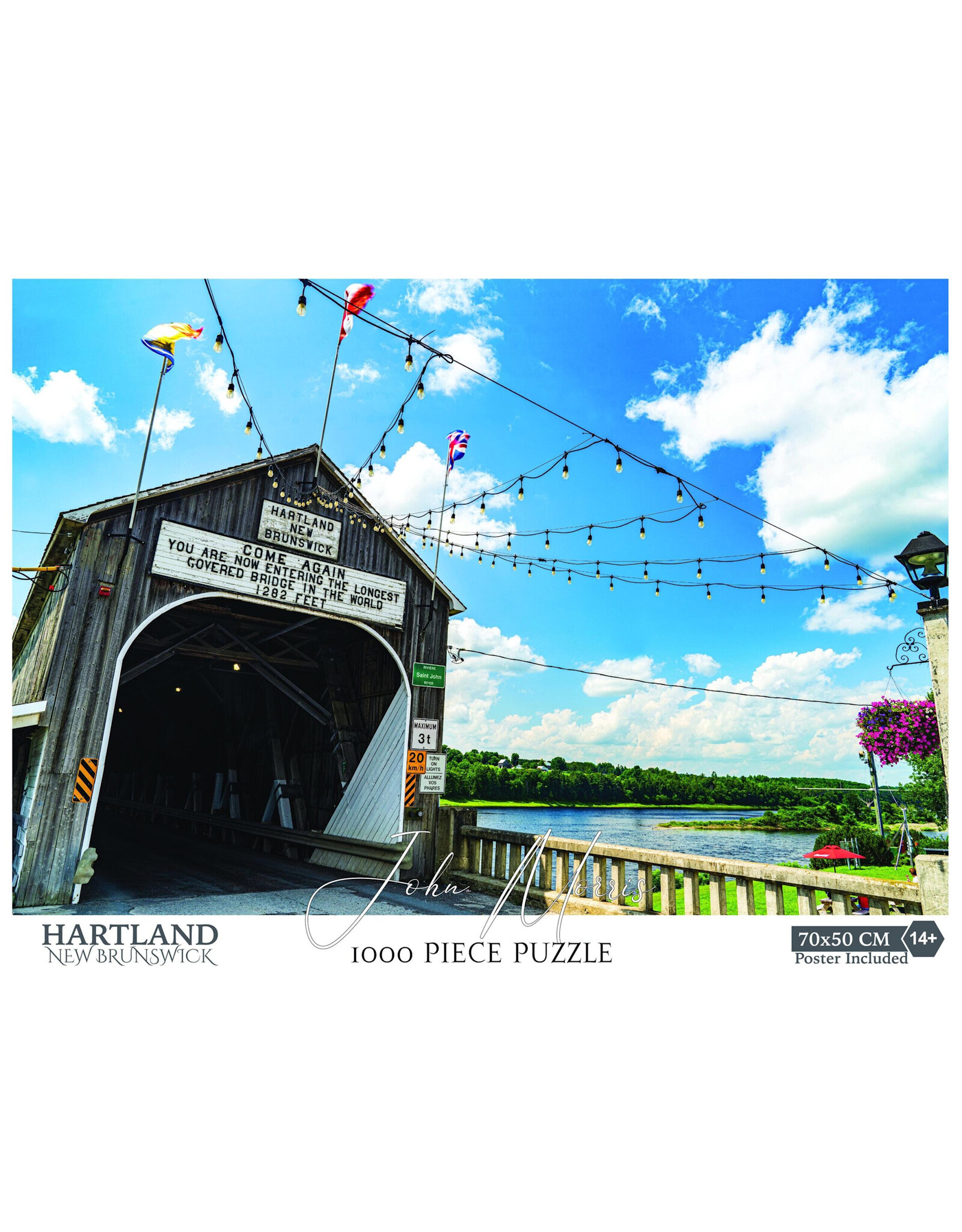 Hartland, New Brunswick Puzzle 1000pc