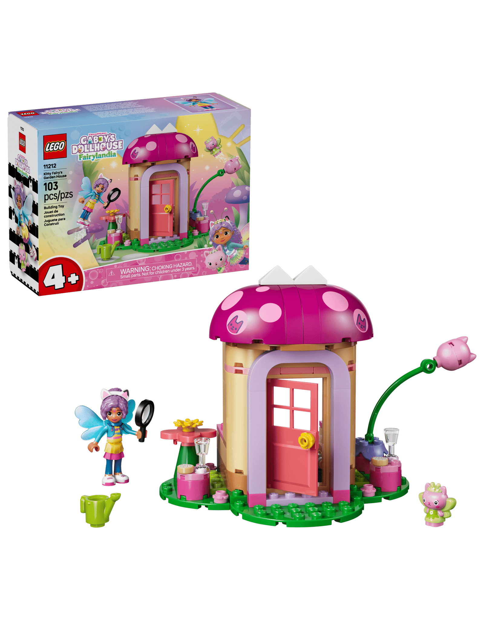 Lego Kitty Fairy's Garden House