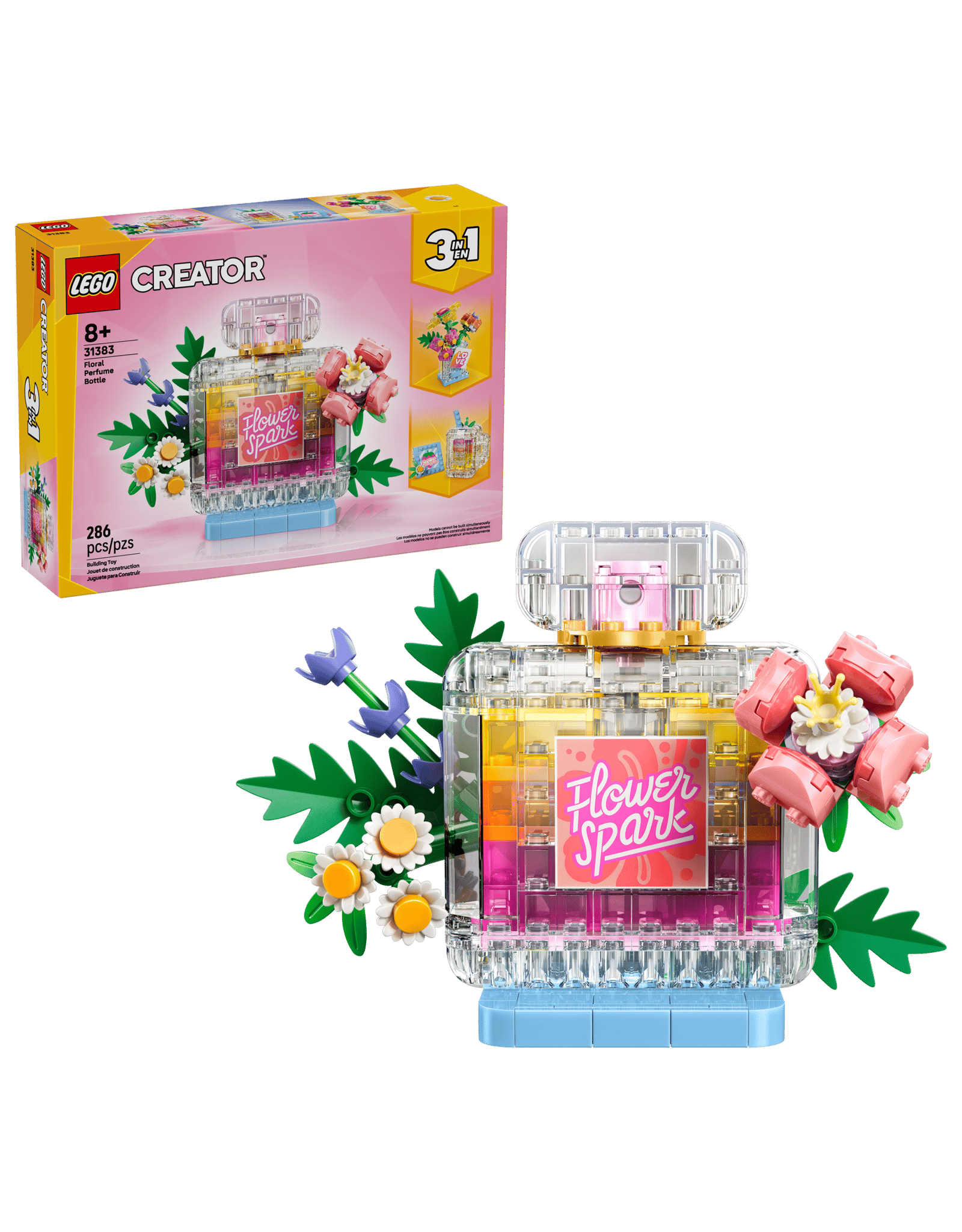 Lego Floral Decor Perfume Bottle