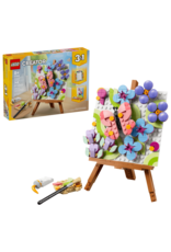 Lego Floral Art Decor Painting