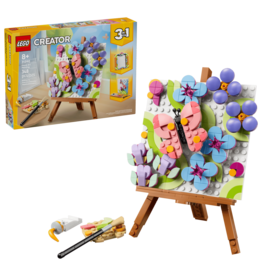 Lego Floral Art Decor Painting