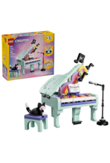 Lego Music Decor Piano with Cat