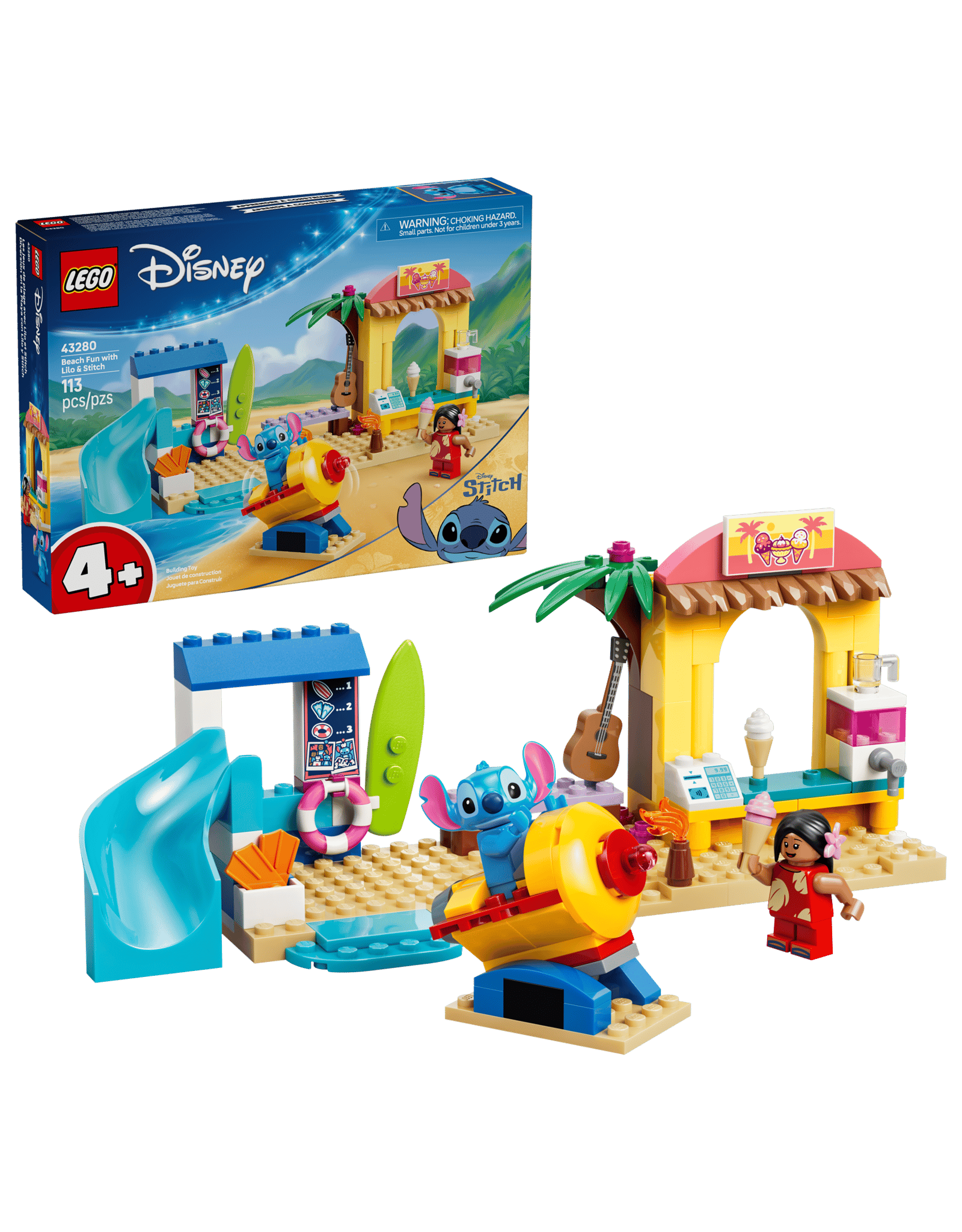 Lego Beach Fun with Lilo & Stitch