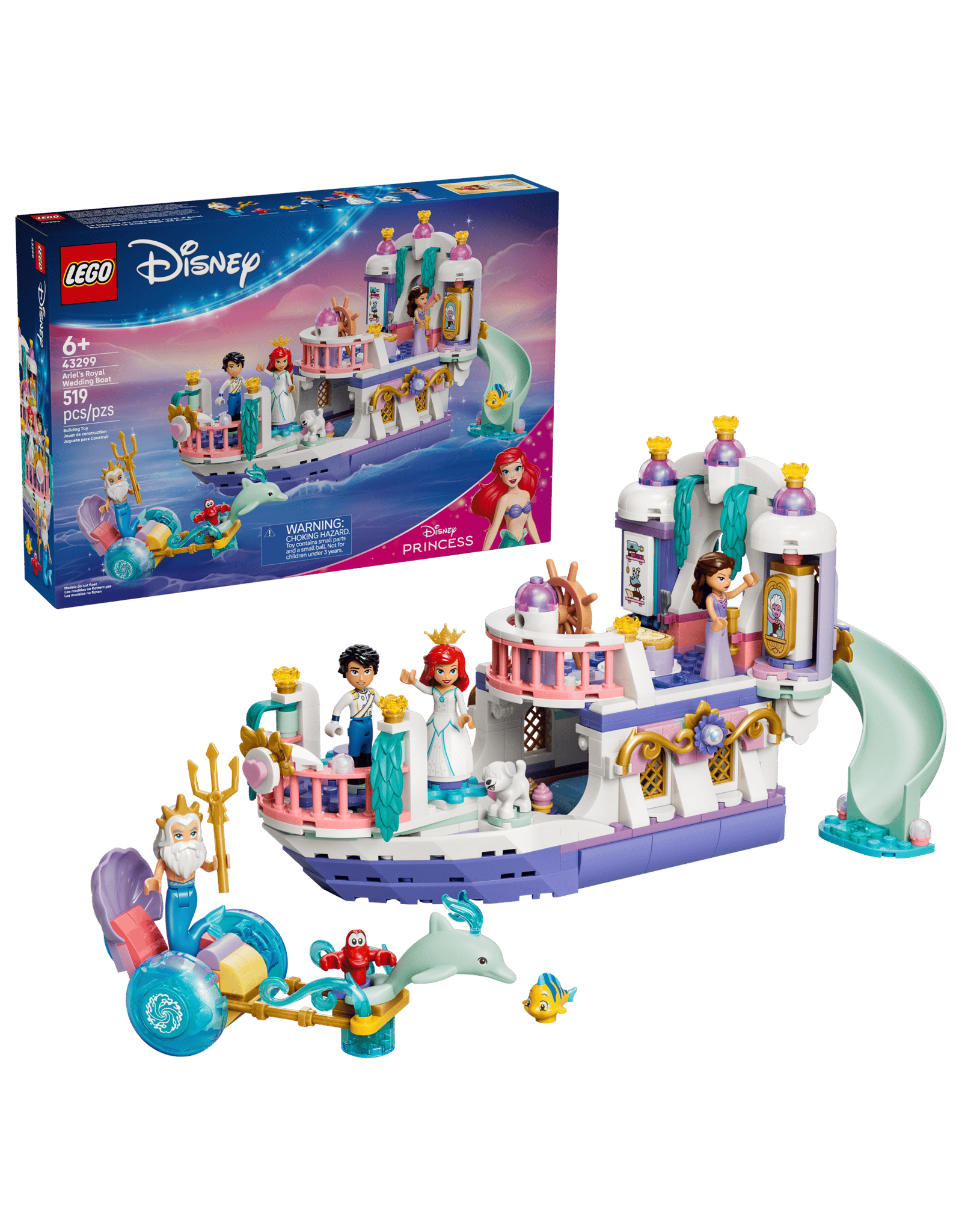 Lego Ariel's Royal Wedding Boat