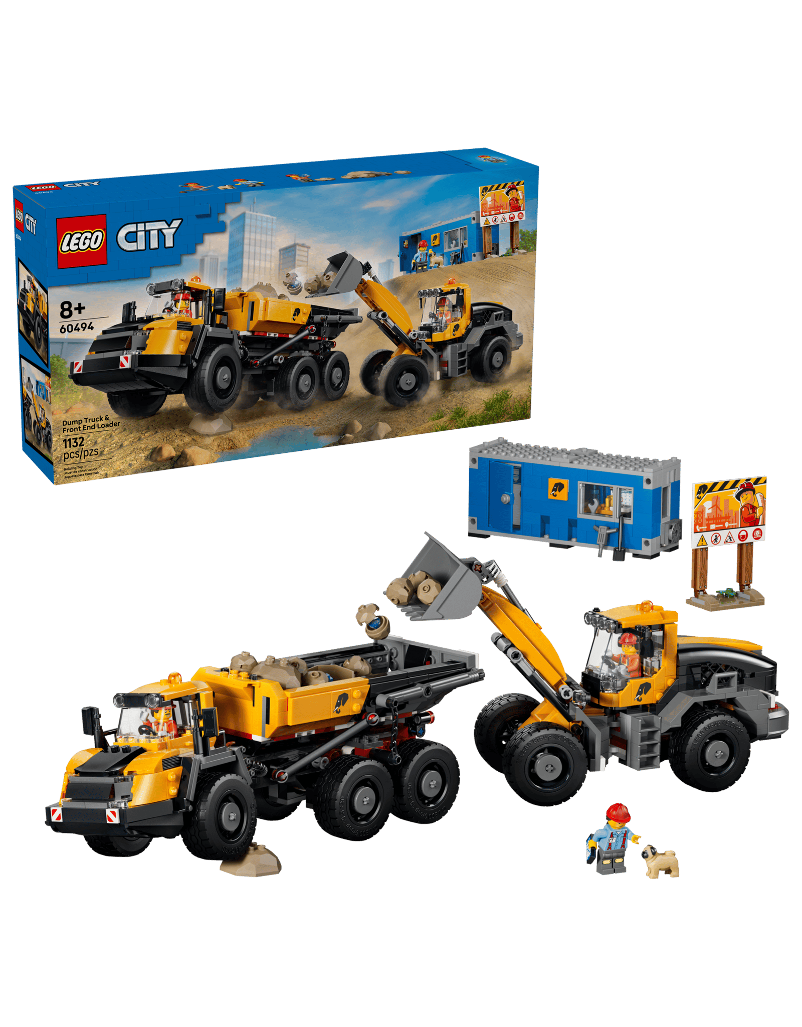 Lego Dump Truck & Front End Loader