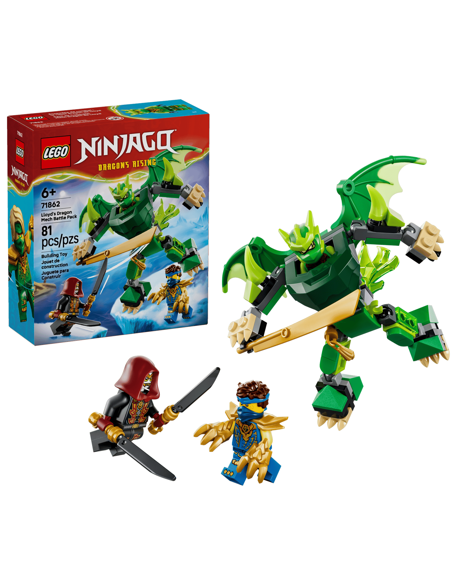Lego Lloyd's Dragon Mech Battle Pack