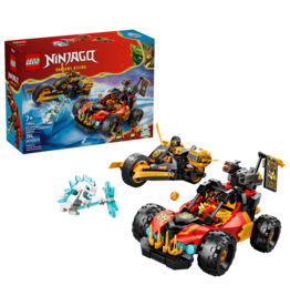 Lego Kai and Cole's Combiner Vehicles