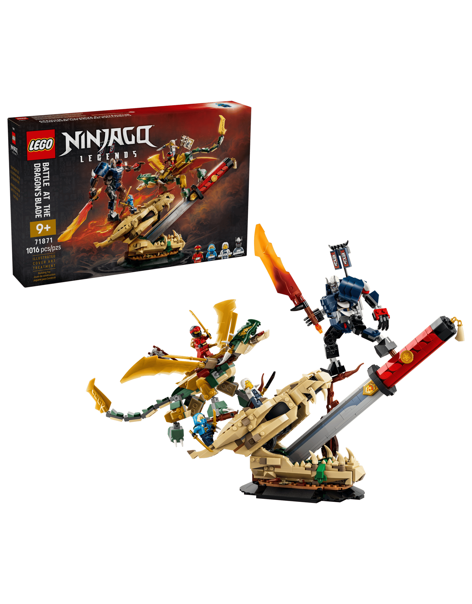 Lego Battle at the Dragon's Blade