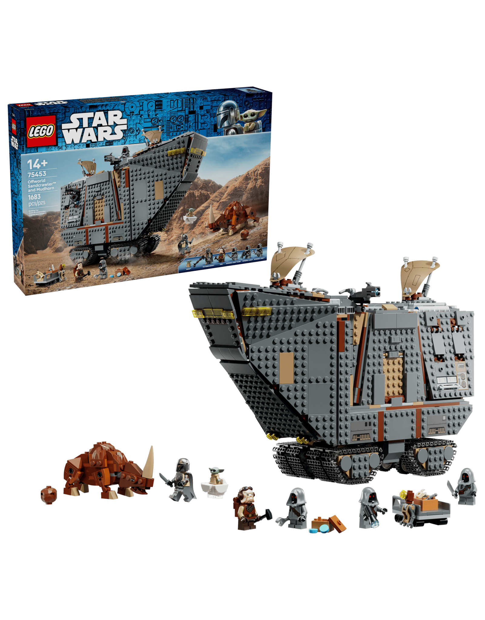 Lego Offworld Sandcrawler and Mudhorn