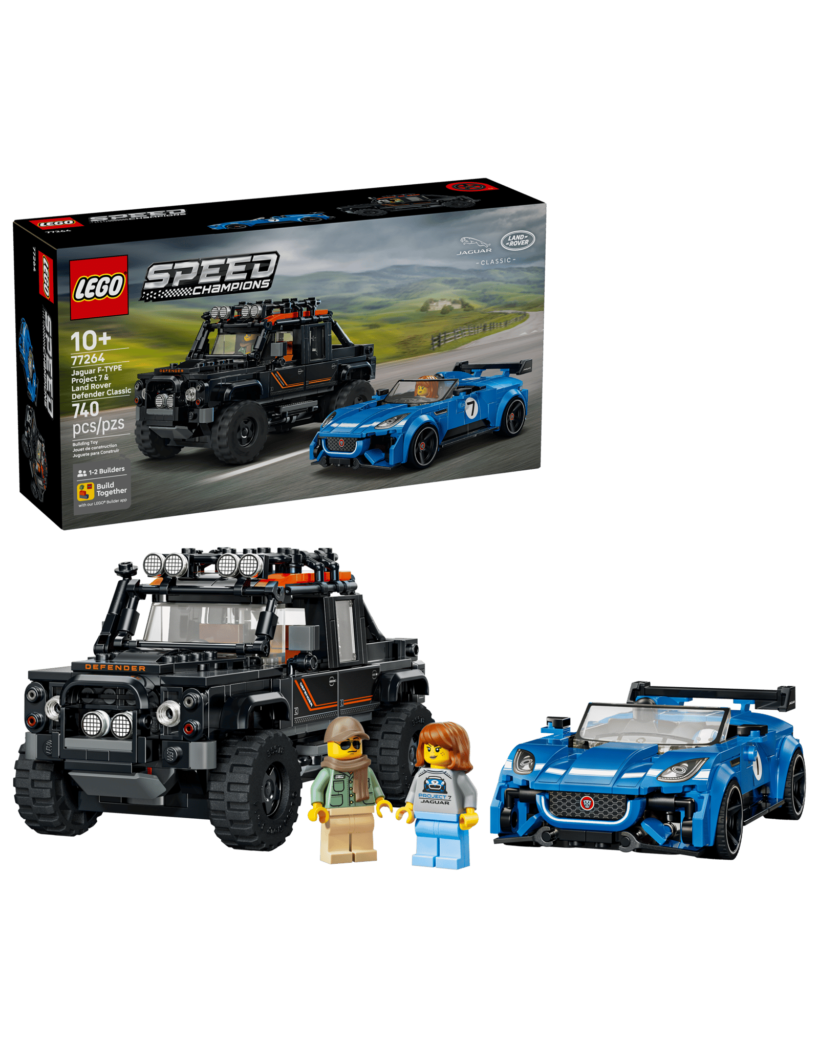 Lego Jaguar Project 7 & Land Rover Defender