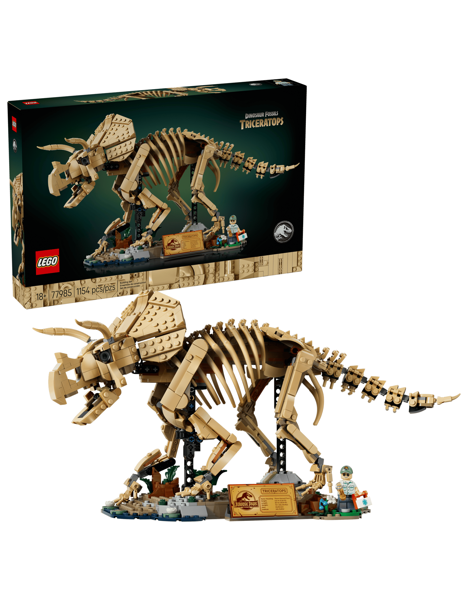 Lego Dinosaur Fossils: Triceratops