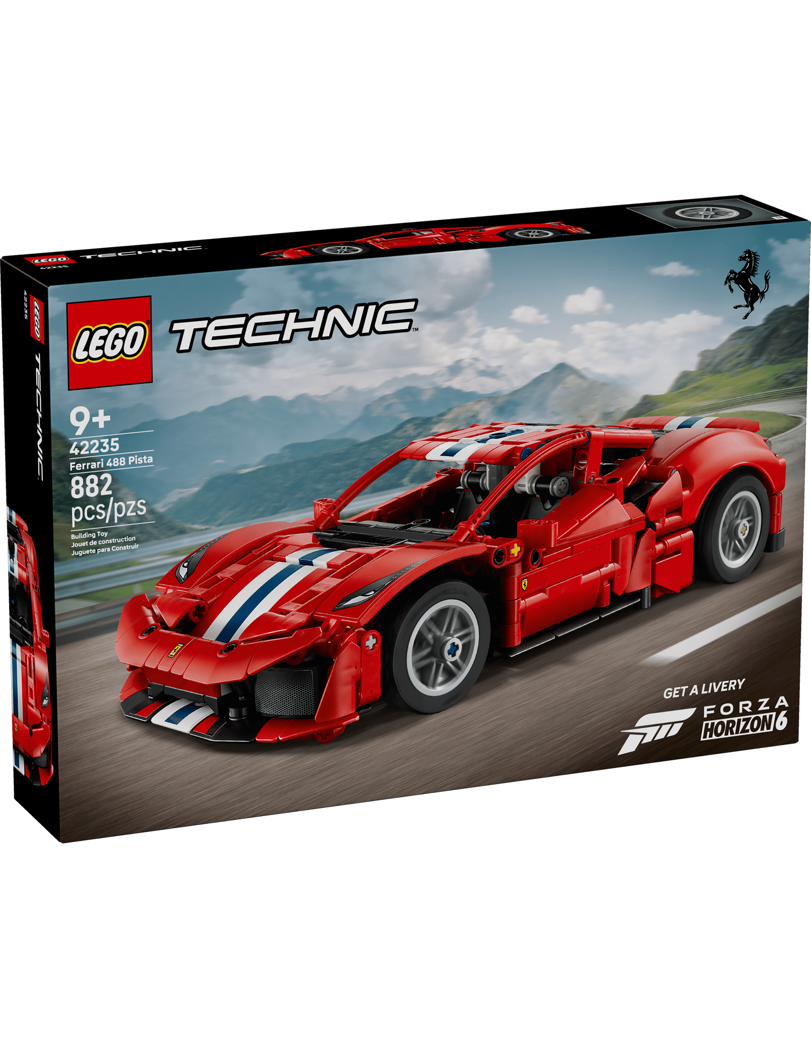 Lego Ferrari 488 Pista Car