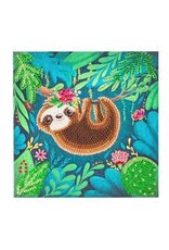 D.I.Y Crystal Art Kit Crystal Art Card Kit - Sloth