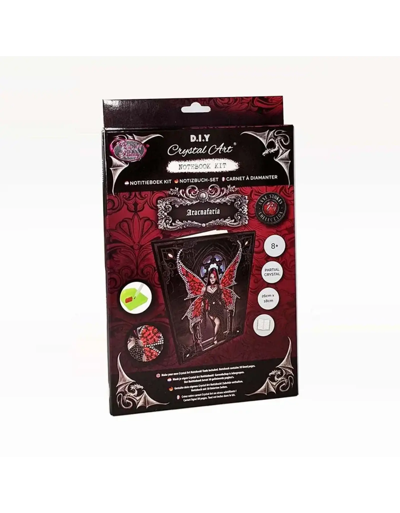 D.I.Y Crystal Art Kit Crystal Art Notebook Kit: Aracnafaria
