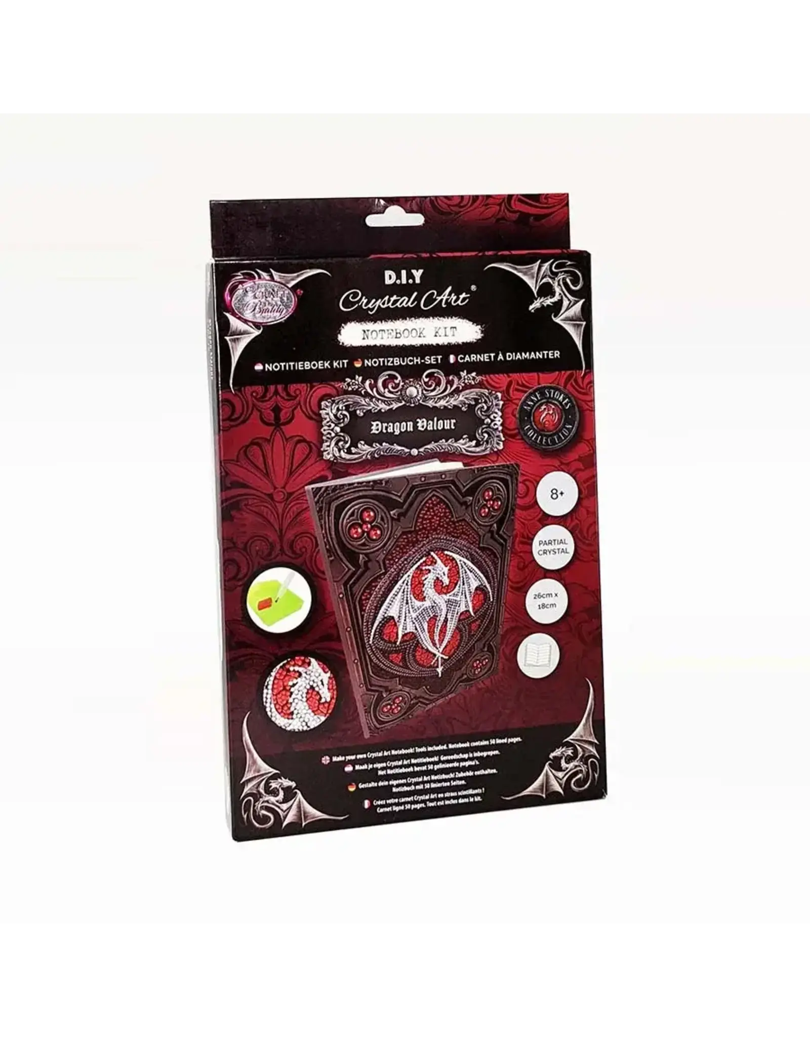 D.I.Y Crystal Art Kit Crystal Art Notebook Kit: Valour Alter Drake