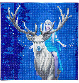 D.I.Y Crystal Art Kit Crystal Art Medium Framed Kit - Fantasy Forest