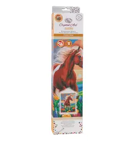 D.I.Y Crystal Art Kit Crystal Art Scroll Kit: Majestic Horse