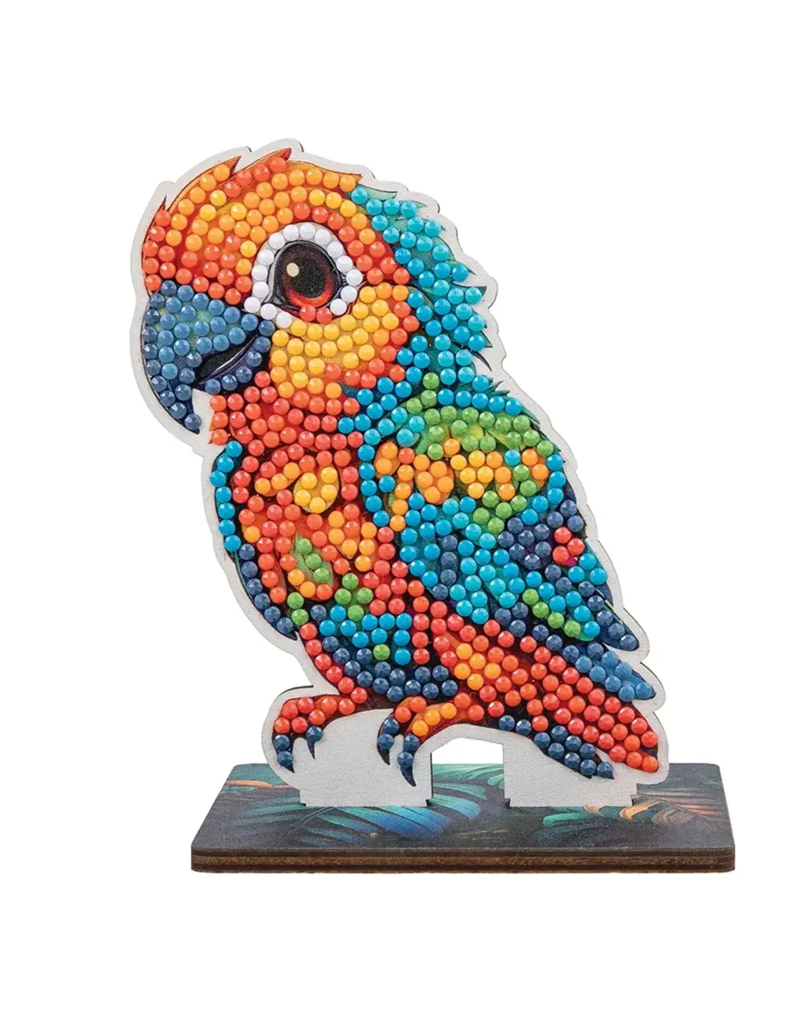 D.I.Y Crystal Art Kit Crytal Art Buddies Cute Animals: Parrot