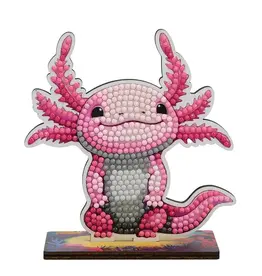 D.I.Y Crystal Art Kit Crystal Art Buddies Cute Animals: Axolotl