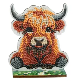D.I.Y Crystal Art Kit Crystal Art Buddies Cute Animals: Highland Cow