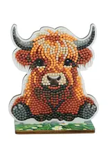 D.I.Y Crystal Art Kit Crystal Art Buddies Cute Animals: Highland Cow