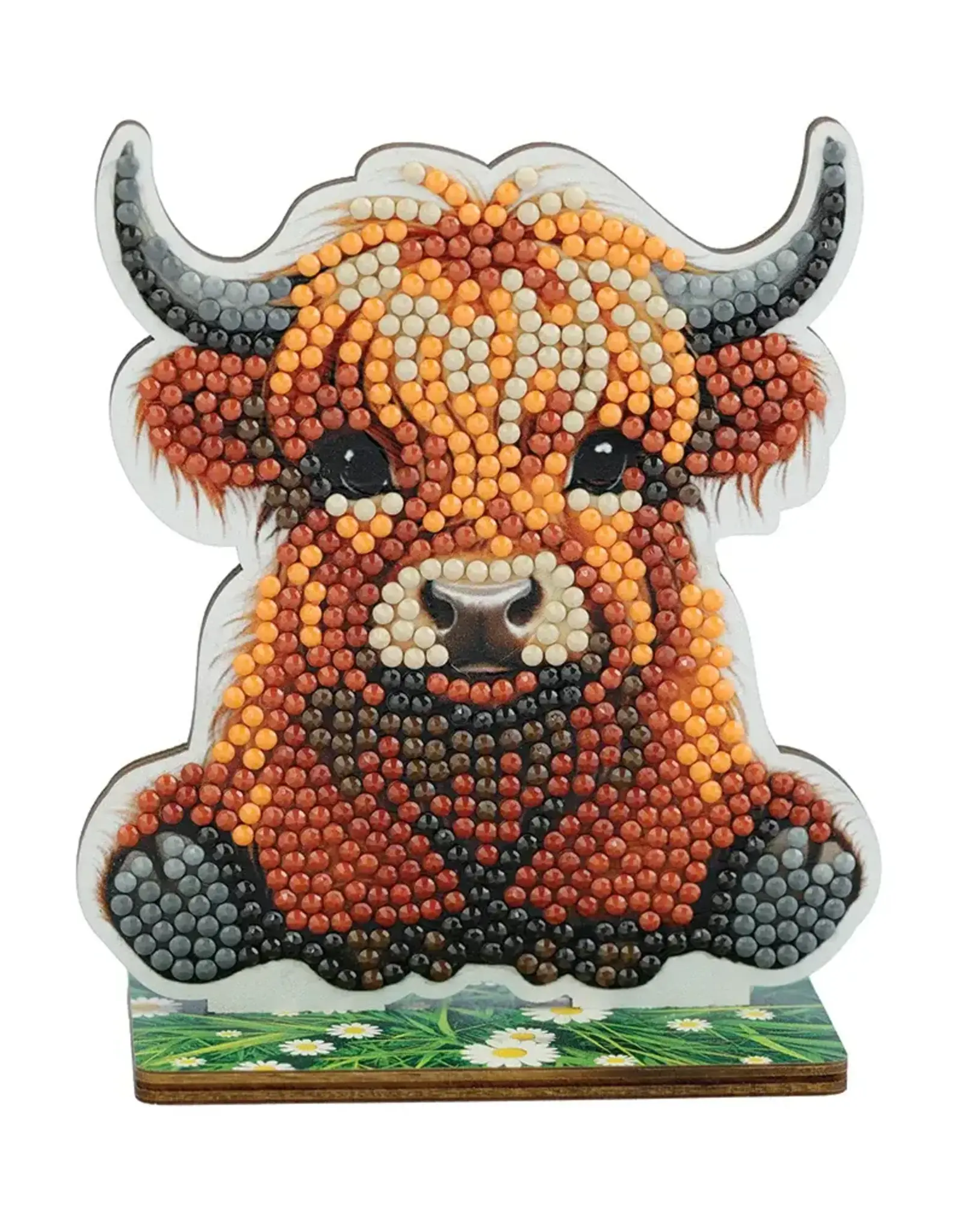 D.I.Y Crystal Art Kit Crystal Art Buddies Cute Animals: Highland Cow