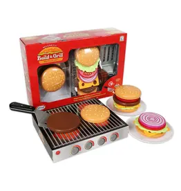 Magnetic Build and Grill Hamburger Set