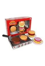 Magnetic Build and Grill Hamburger Set