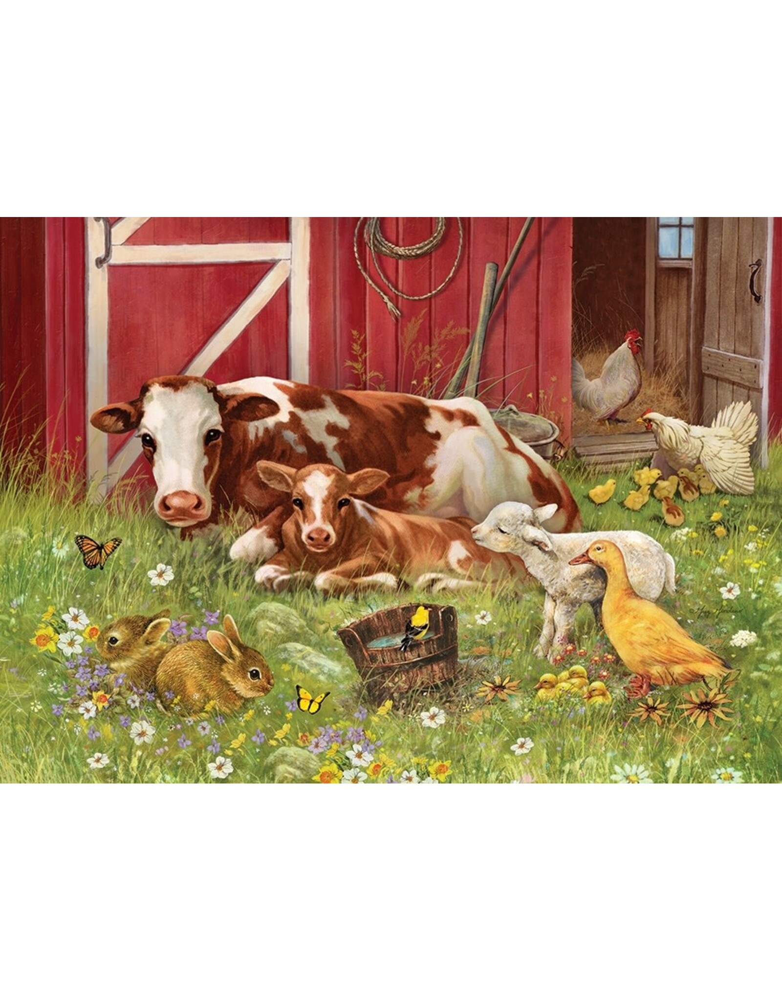 Cobble Hill Barnyard Family Tray Puzzle
