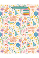 Design Design Happy Day Doodles Large Gift Bag