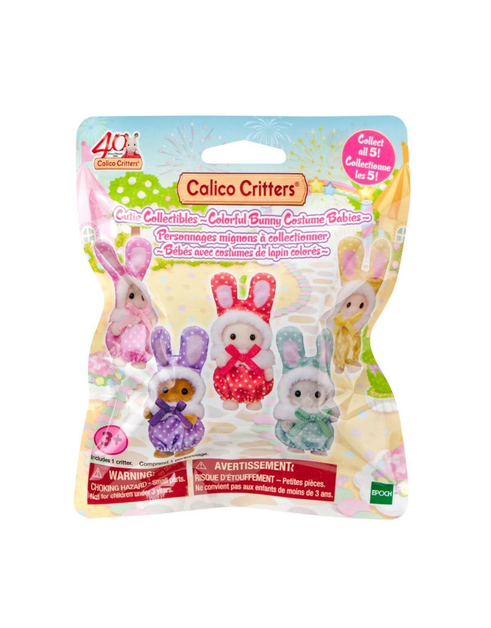 Calico Critters Calico Critters Cutie Collectibles - Colorful Bunny Costume Babies