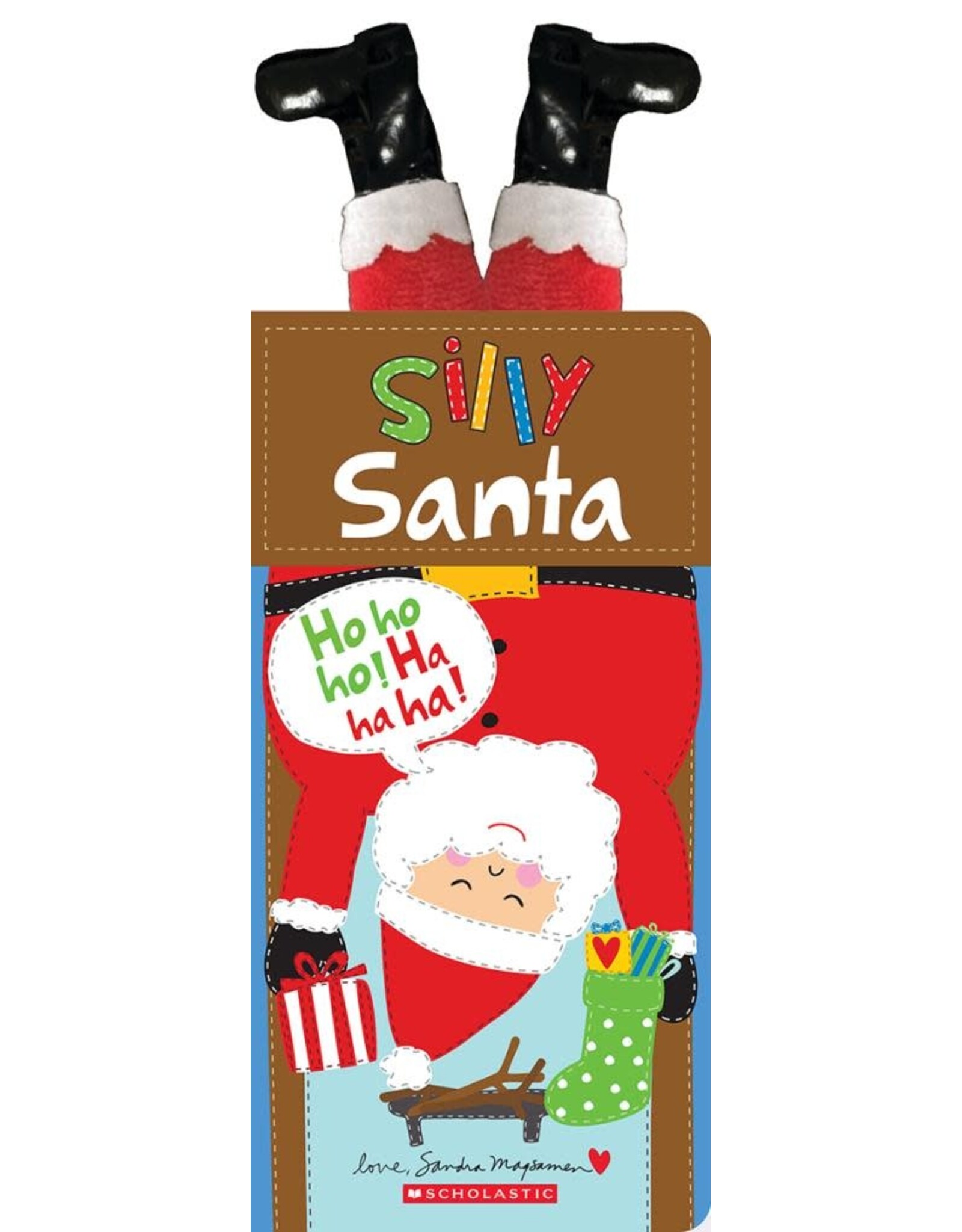 Scholastic Silly Santa: A Touch-and-Feel Holiday Joke Book