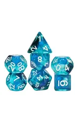 Bioluminescent Jellyfish Resin Dice Set (Glow-in-the-Dark)