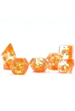 Falling Leaves Resin Dice Set