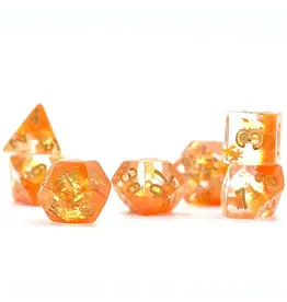 Falling Leaves Resin Dice Set