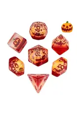 Pumpkin King Resin Dice Set