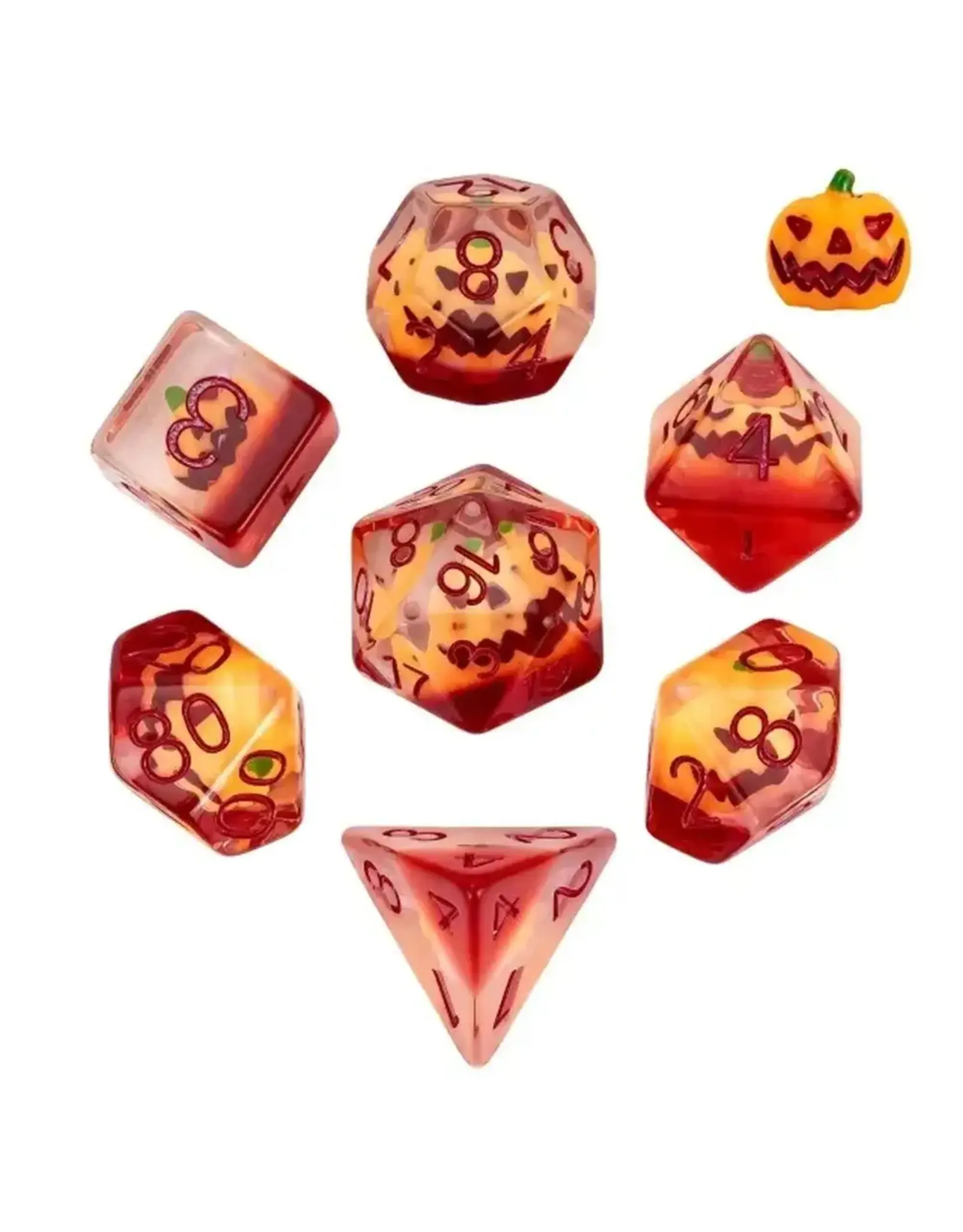 Pumpkin King Resin Dice Set