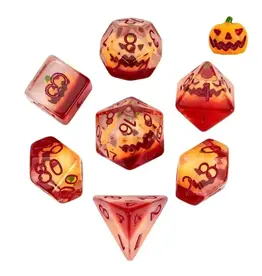 Pumpkin King Resin Dice Set