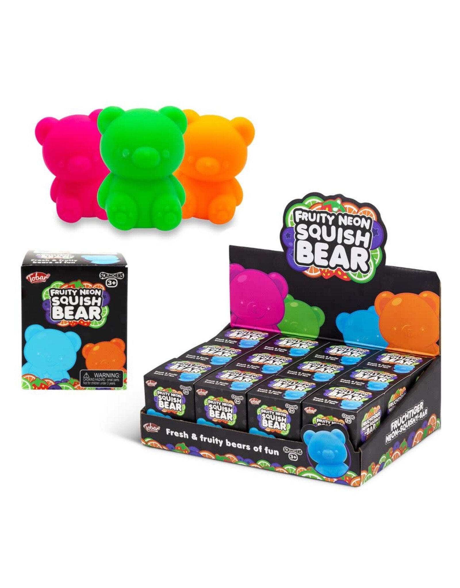 Scrunchems Fruity Neon Squish Bears